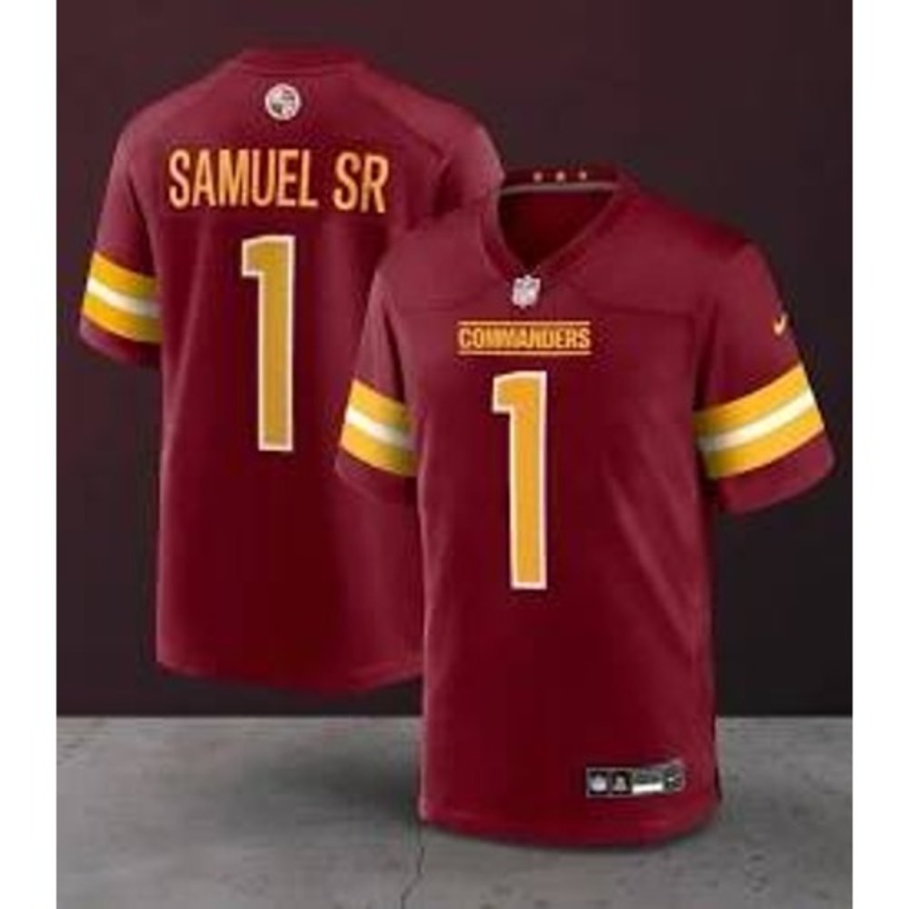 Nike Kids XL Burgundy Washington Commanders Curtis Samuel Jersey NFL‎ Fan Gear